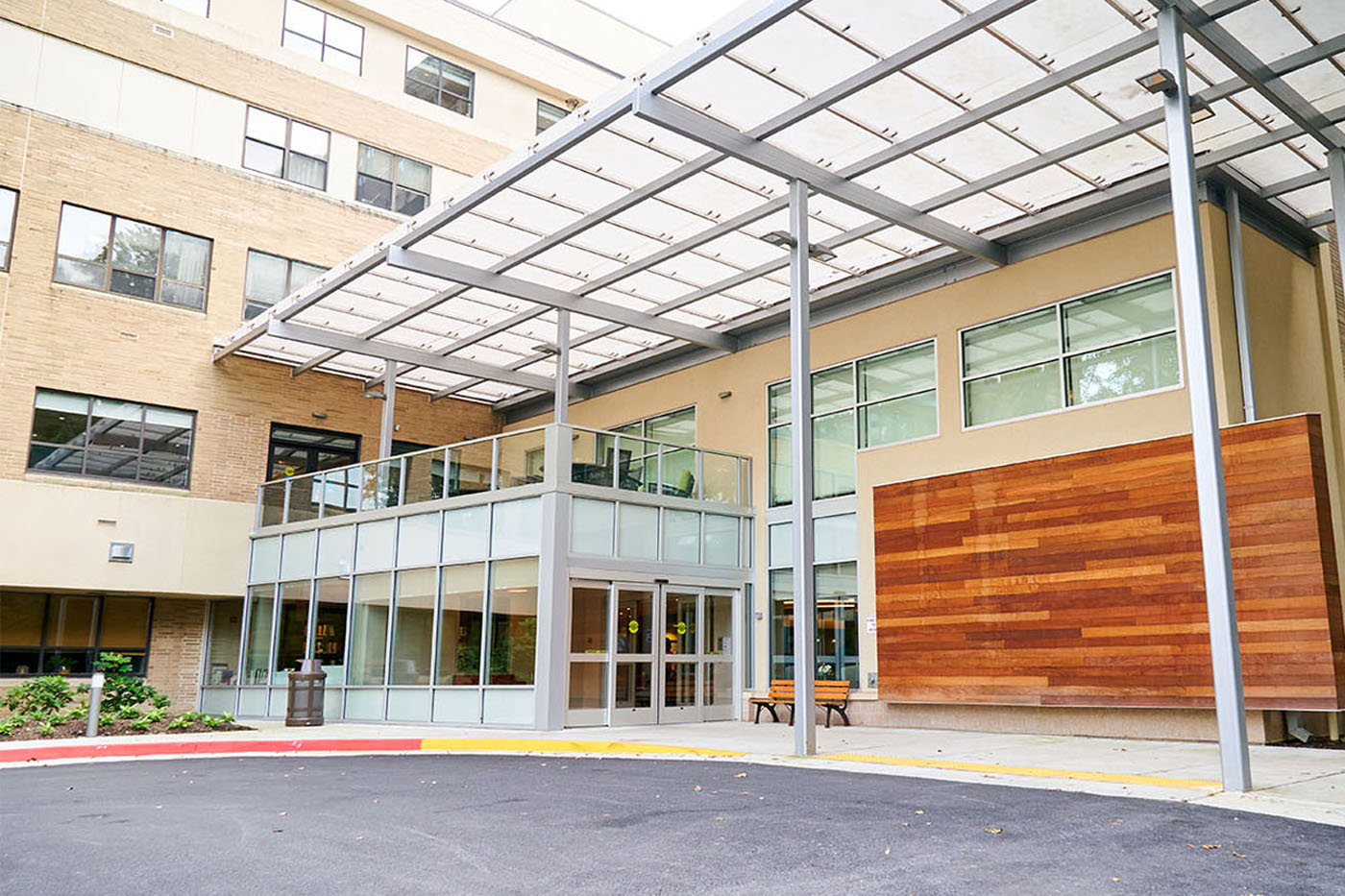 Front sign and entrance to Vantage Point Residences