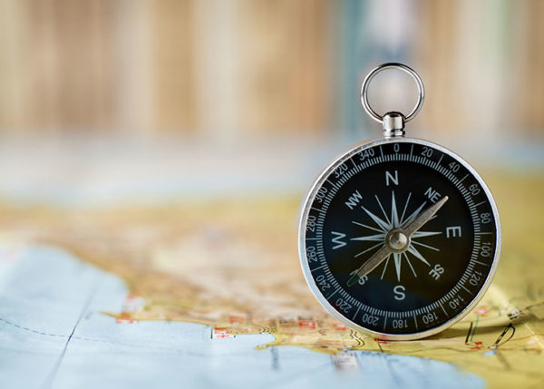 Compass with Map