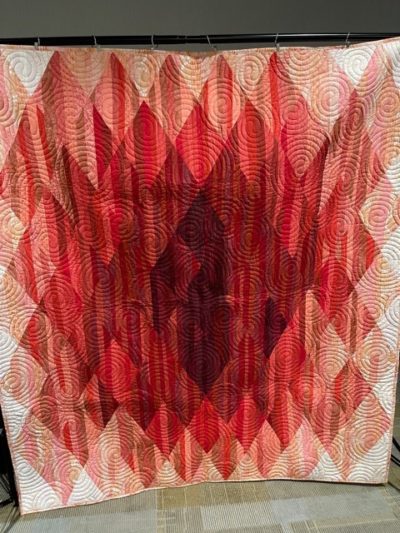Red Quilt made by Pat Simrell