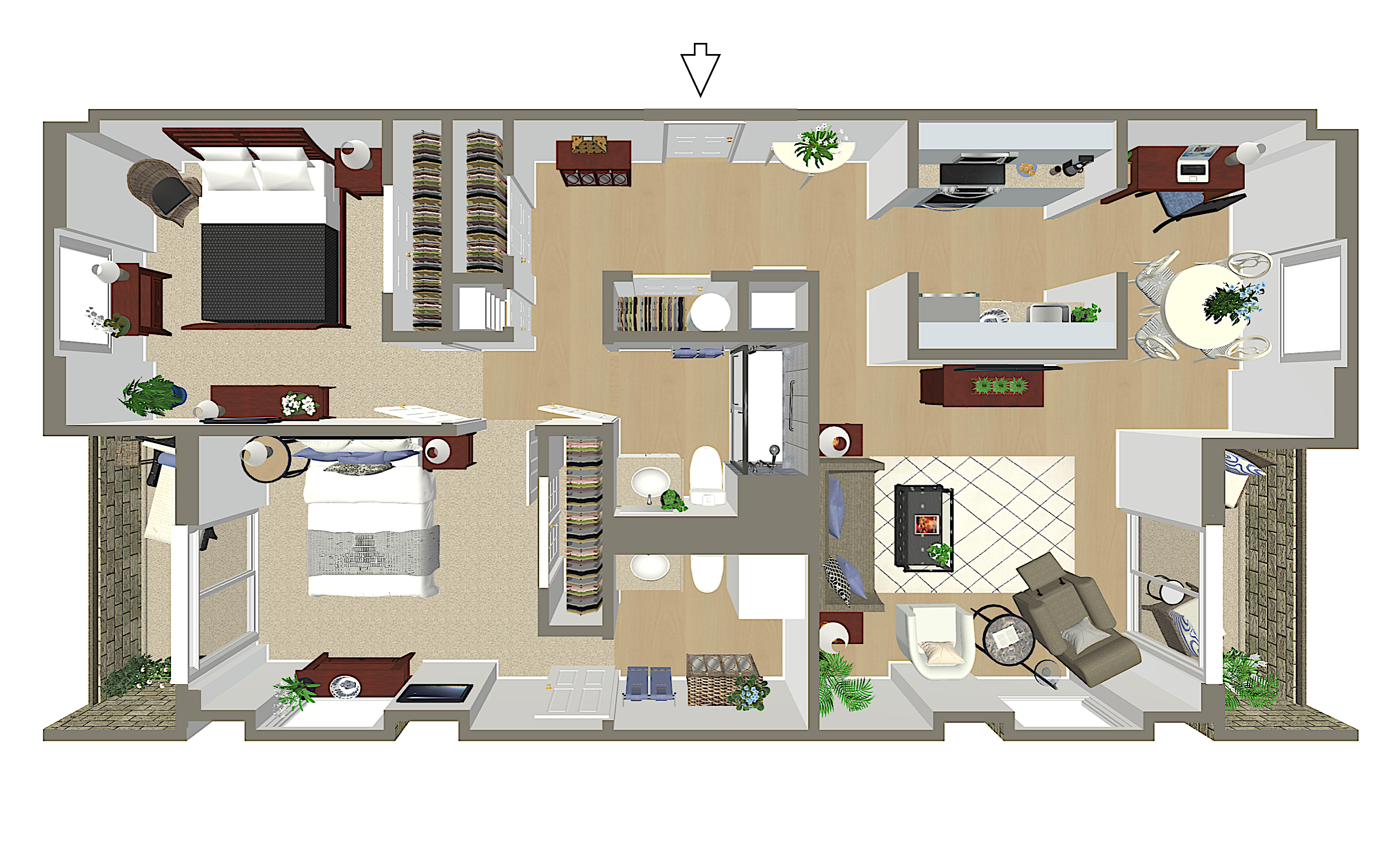 Coronet Floor Plan