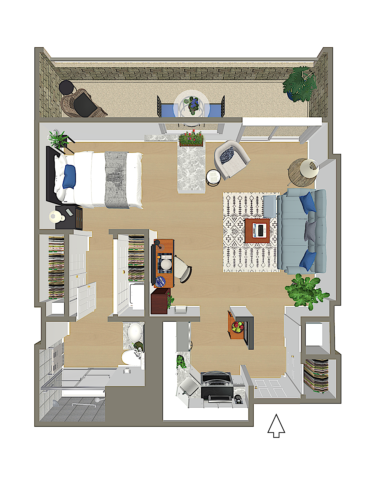 Somerset Apartment Floor Plan