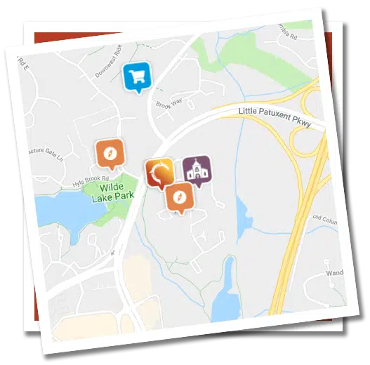 local attractions map