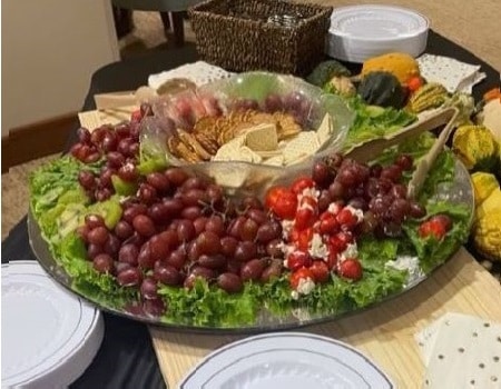 Cheese and Fruit Appetizer Tray