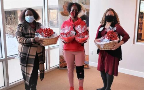 3 Ladies on Wear Red Day