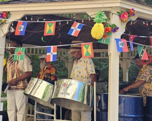 Carribean Bash-steel-band-close