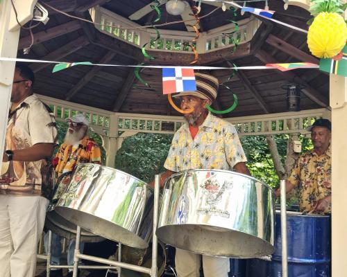 Carribean Bash-steel-band-front
