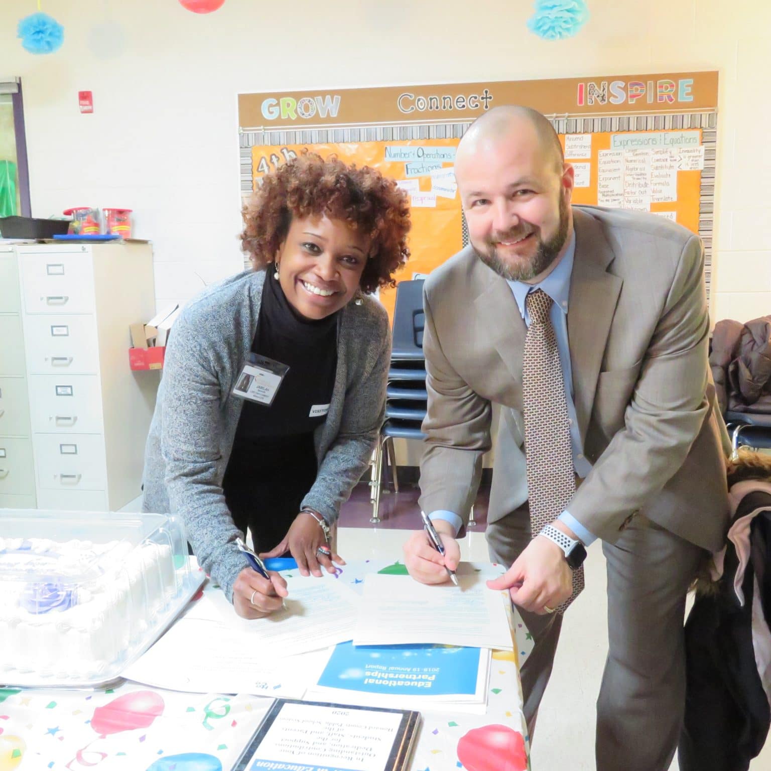 Residences at Vantage Point partnership with Running Brook Elementary