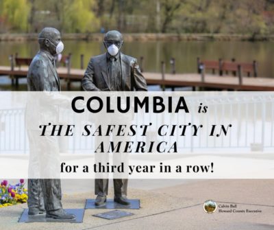 Columbia,MD Safest city
